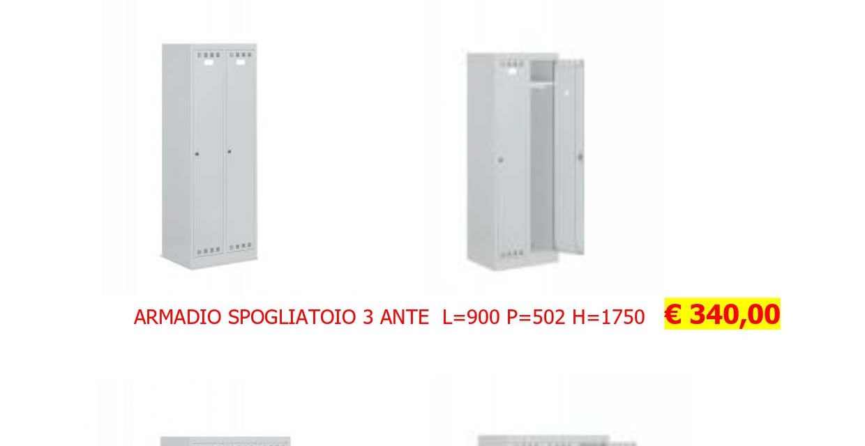 Promozione ARMAIO SPOGLIATOIO FAMI